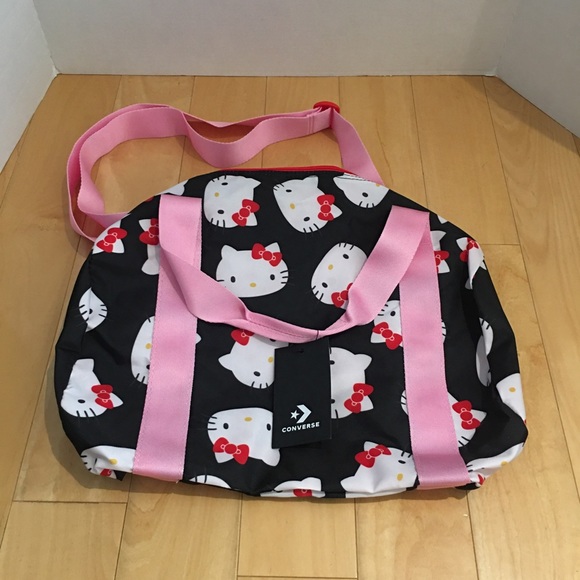 pink converse duffle bag